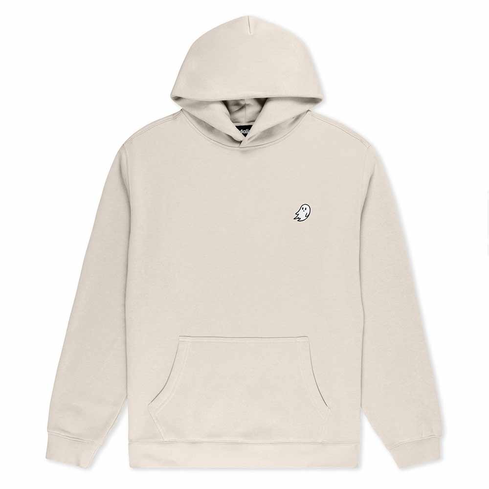 Dalix Ghost Relaxed Midweight Fleece Pullover Hoodie