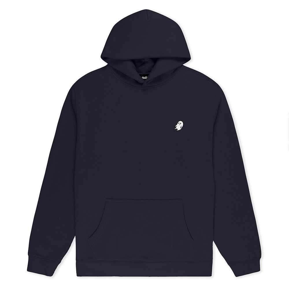 Dalix Ghost Relaxed Midweight Fleece Pullover Hoodie