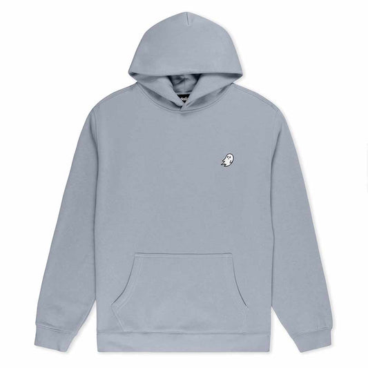Dalix Ghost Relaxed Fit Midweight Fleece Pullover Hooded Sweatshirt Mens in Powder S Small
