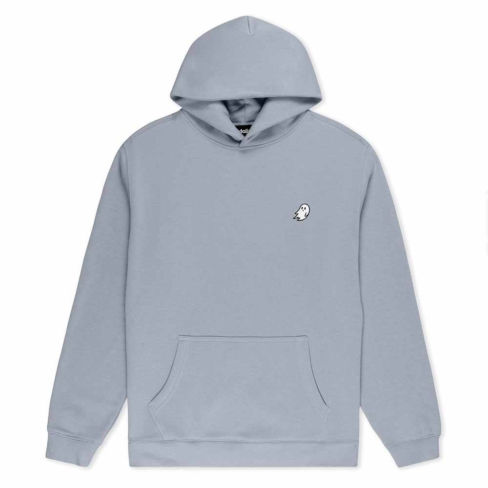Dalix Ghost Relaxed Midweight Fleece Pullover Hoodie