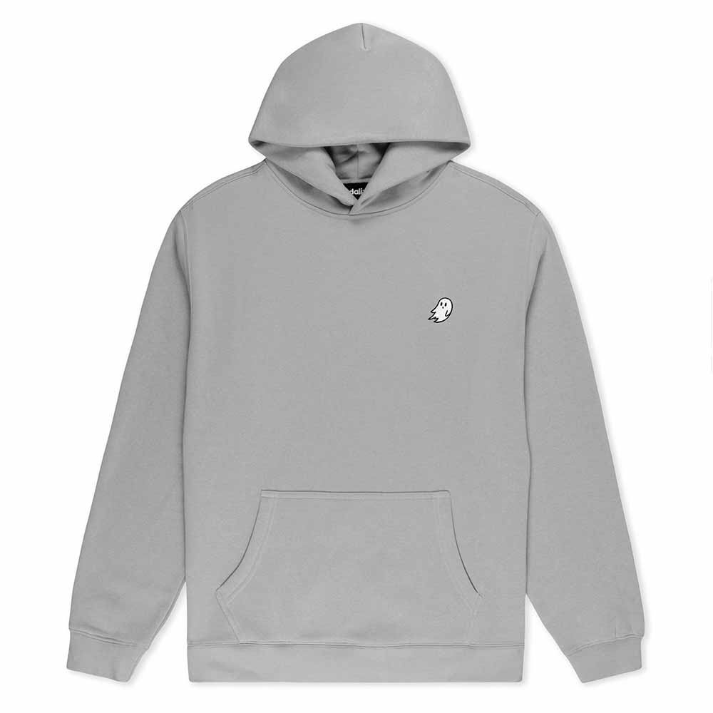 Dalix Ghost Relaxed Midweight Fleece Pullover Hoodie