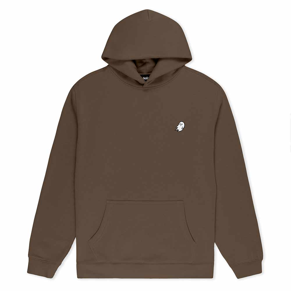 Dalix Ghost Relaxed Midweight Fleece Pullover Hoodie