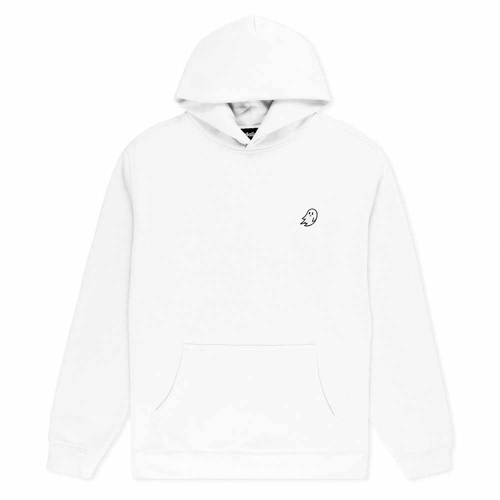 Dalix Ghost Relaxed Midweight Fleece Pullover Hoodie