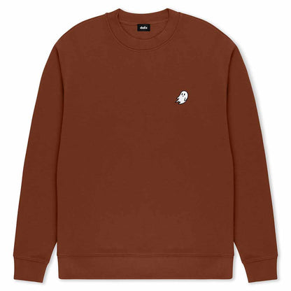 Dalix Ghost Relaxed Midweight Fleece Crewneck Sweatshirt