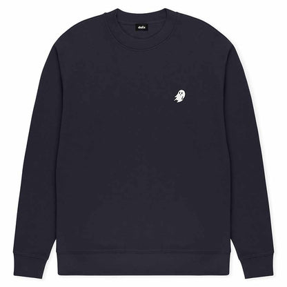Dalix Ghost Relaxed Midweight Fleece Crewneck Sweatshirt