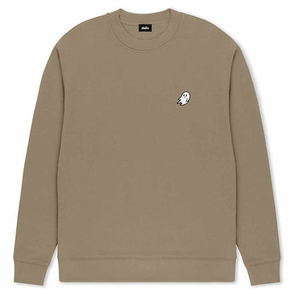 Dalix Ghost Relaxed Midweight Fleece Crewneck Sweatshirt