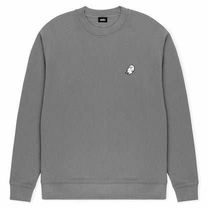 Dalix Ghost Relaxed Midweight Fleece Crewneck Sweatshirt