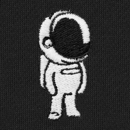 Dalix Astronaut Regular Fit Fleece Long Sleeve Pullover Hooded Sweatshirt Mens in Black S Small