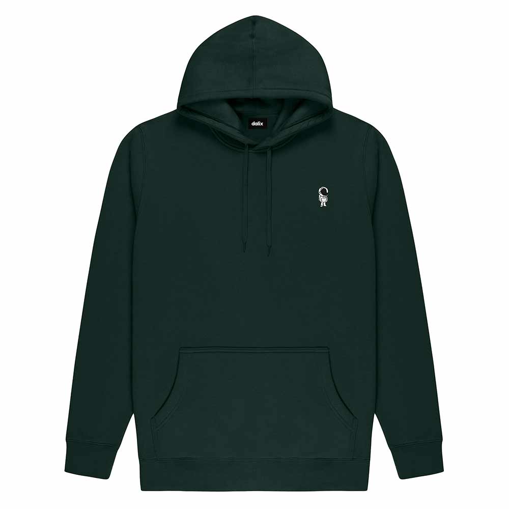 Dalix Astronaut Midweight Fleece Classic Hooded Sweatshirt