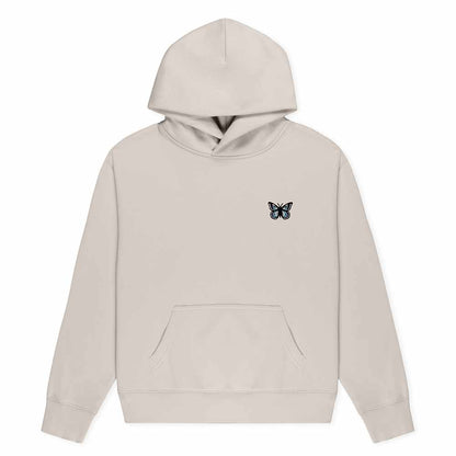 Dalix Butterfly Relaxed Midweight Fleece Pullover Hoodie