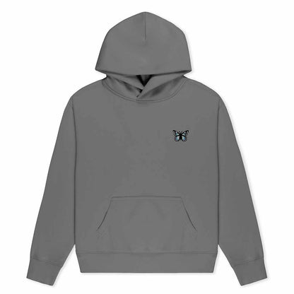 Dalix Butterfly Relaxed Midweight Fleece Pullover Hoodie