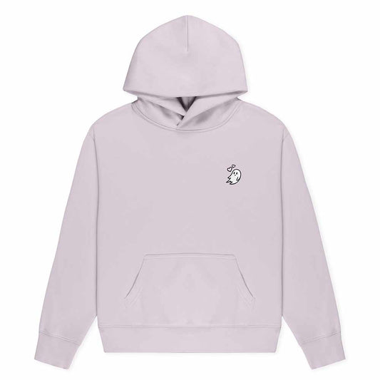 Dalix Heartly Ghost Relaxed Midweight Fleece Pullover Hoodie
