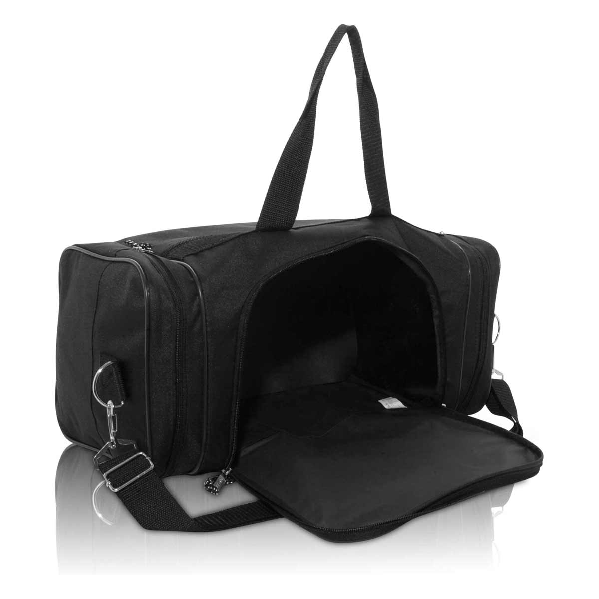 Dalix Ballet Shoes Dance Duffle Bag Embroidered Travel Gym Duffel