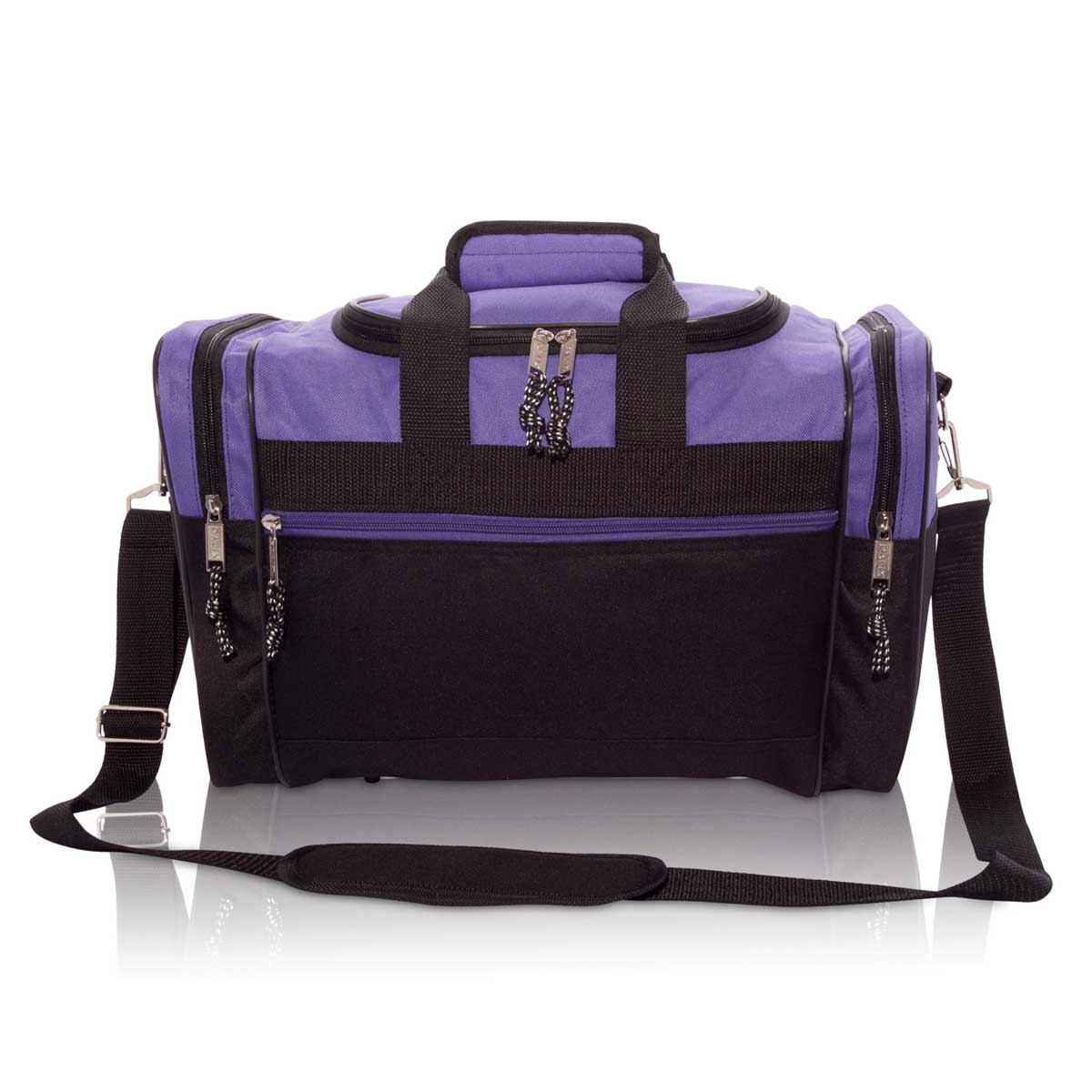 Dalix 17 Blank Duffle Bag Duffel Bag Travel Size Sports Durable Gym Bag Black