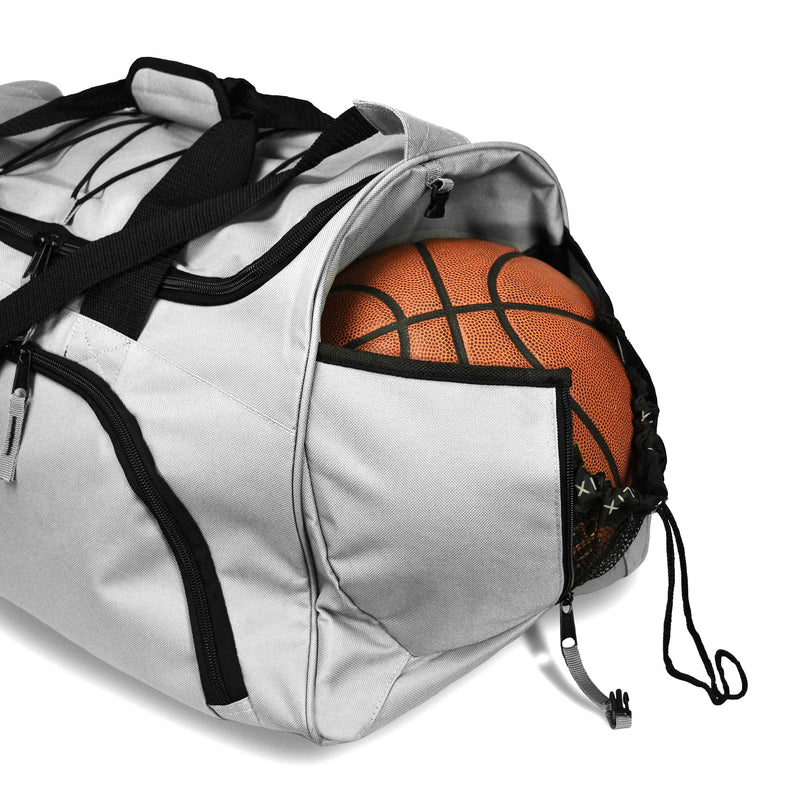Dalix 24" Basketball Duffel Bag Sports Shoe Ball Holder w Shoulder Strap