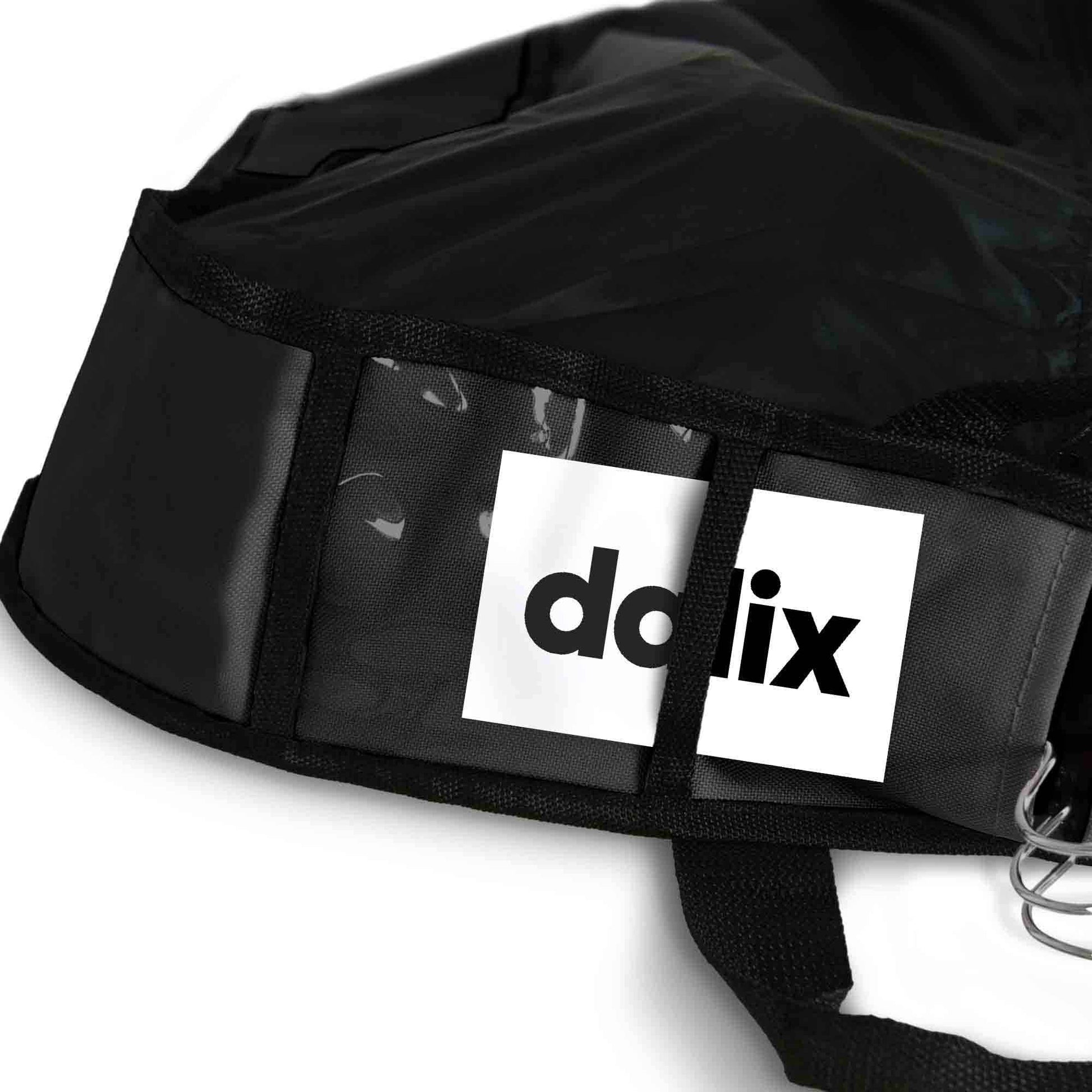 Dalix 39 Garment Bag Cover Suits Dresses Clothing Foldable Shoe Pocket in Navy Blue