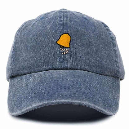 Dalix Bell Embroidered Cap Cotton Baseball Hat Nautical Womens in Navy Blue