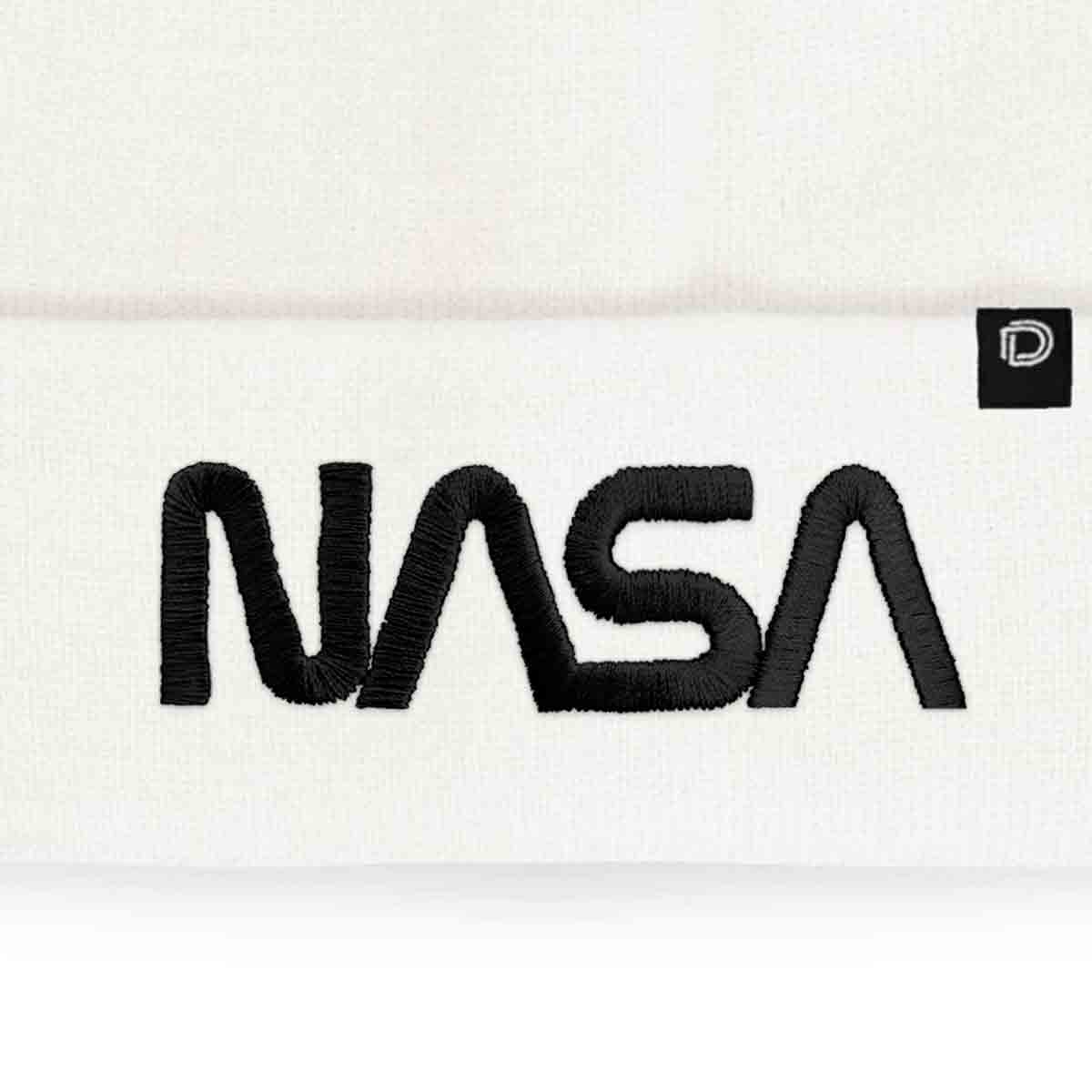 Dalix NASA Worm Logo Beanie