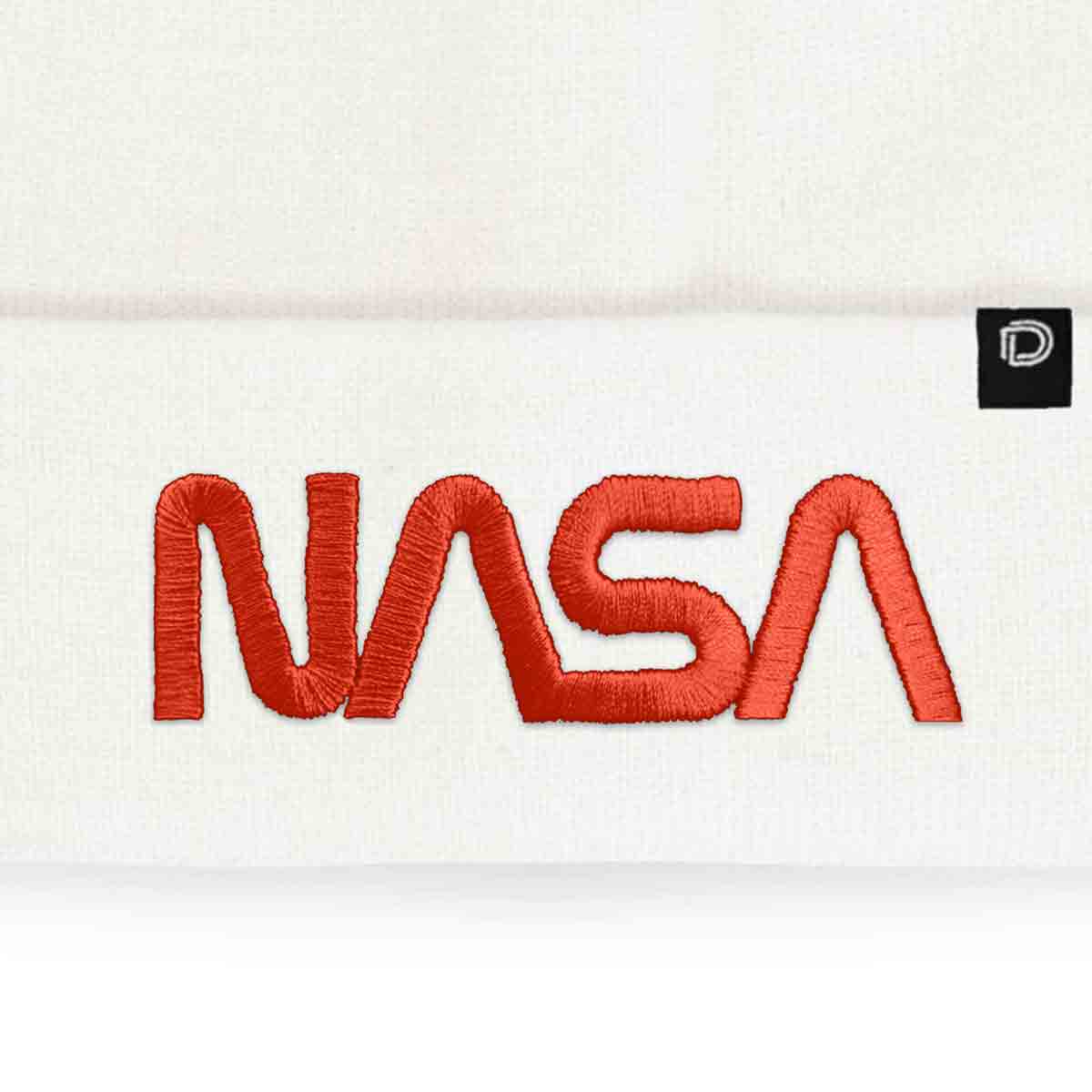 Dalix NASA Worm Logo Beanie