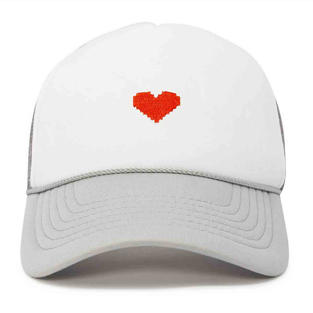 Dalix Pixel Heart Trucker Hat