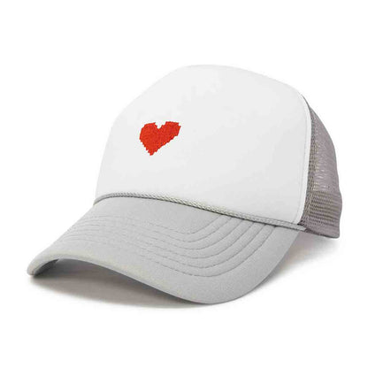 Dalix Pixel Heart Trucker Hat