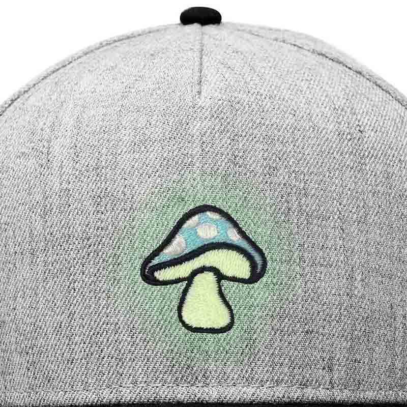 Dalix Mushroom Snapback Hat (Glow in the Dark)