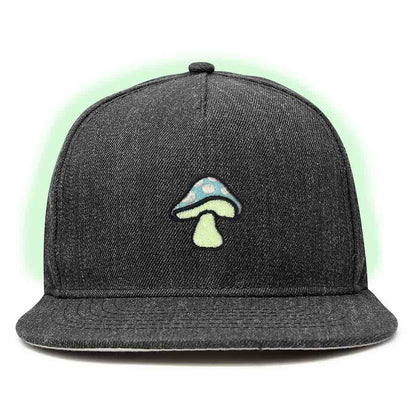 Dalix Mushroom Snapback Hat (Glow in the Dark)