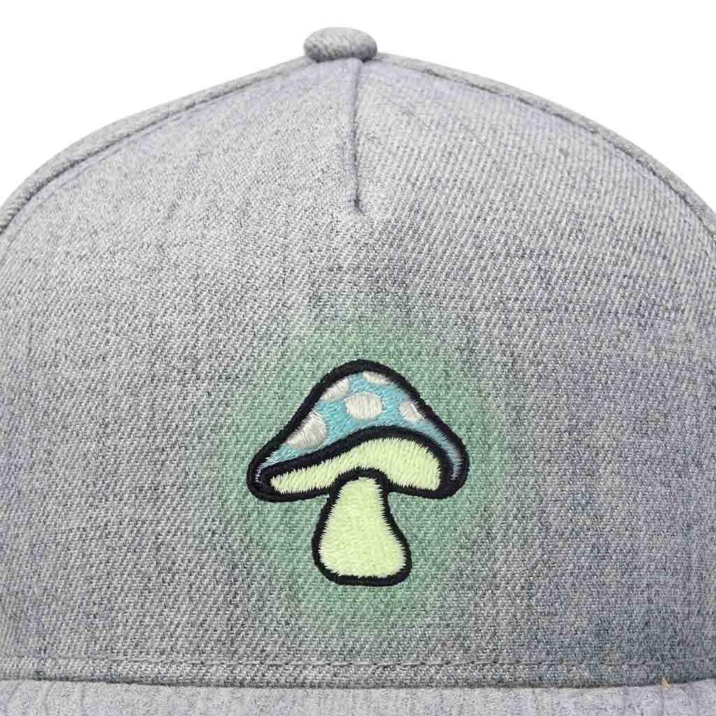 Dalix Mushroom Snapback Hat (Glow in the Dark)