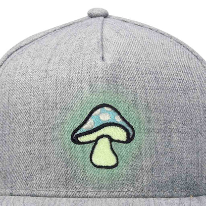 Dalix Mushroom Snapback Hat (Glow in the Dark)
