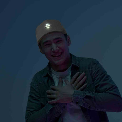 Dalix Mushroom Snapback Hat (Glow in the Dark)