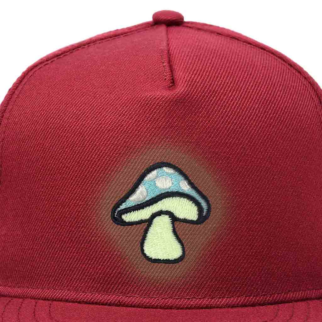 Dalix Mushroom Snapback Hat (Glow in the Dark)