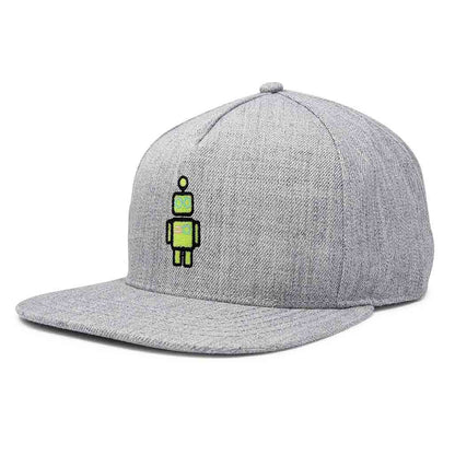 Dalix Robot Snapback Hat (Glow in the Dark)