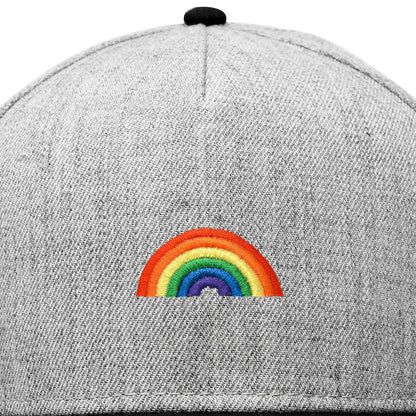 Dalix Rainbow Snapback Hat