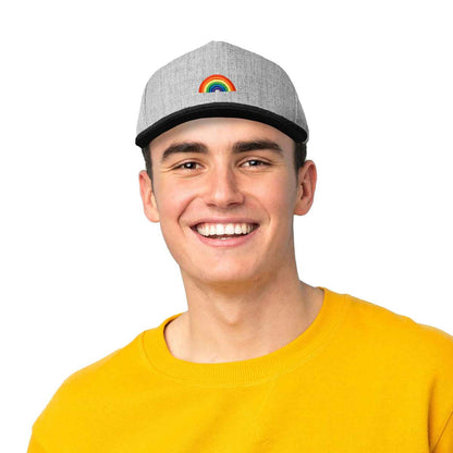 Dalix Rainbow Snapback Hat