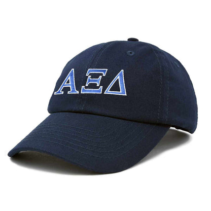 Alpha Xi Delta Sorority Hat Womens Greek Letters Embroidered Baseball Cap