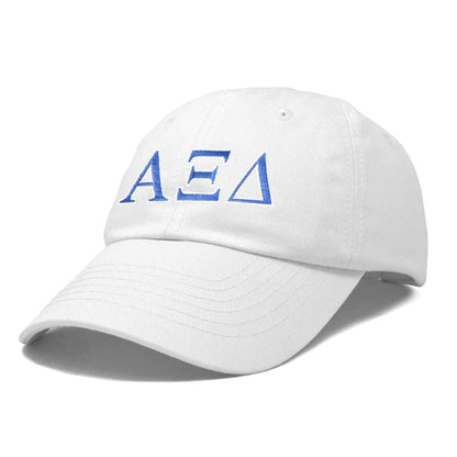 Alpha Xi Delta Sorority Hat Womens Greek Letters Embroidered Baseball Cap