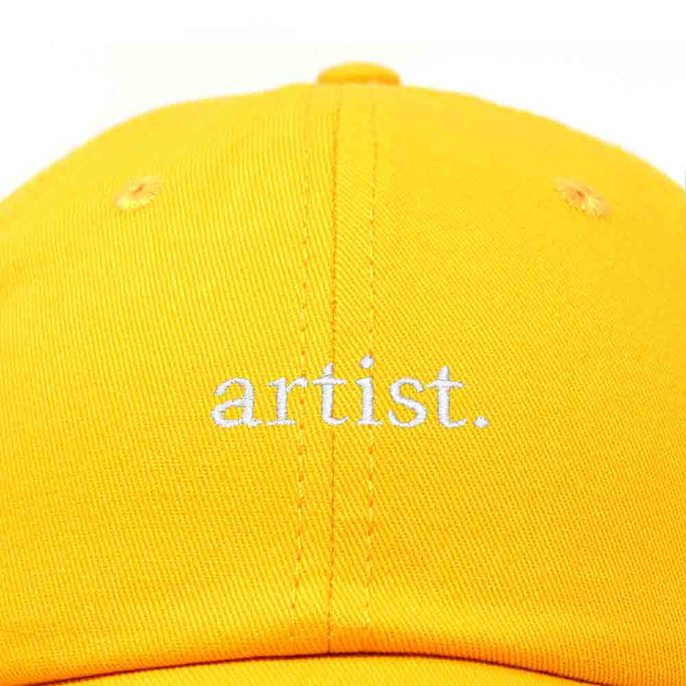 Dalix Artist Embroidered Dad Cap Cotton Baseball Hat Women in Teal