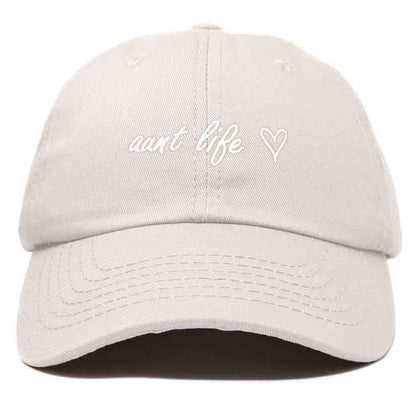Dalix Aunt Life Embroidered Dad Hat Cotton Baseball Cap Womens in Kelly Green