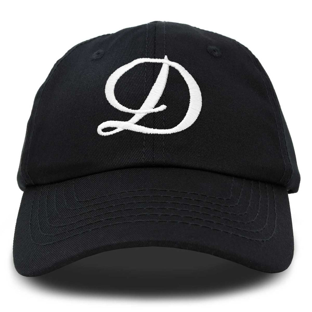 Script D Hat Womens Initial Letter Hats | Monogramed Initials – Dalix