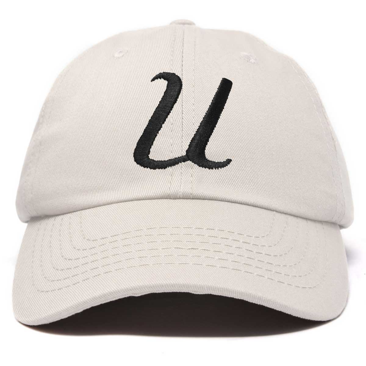 Dalix Initial Letter U Hat