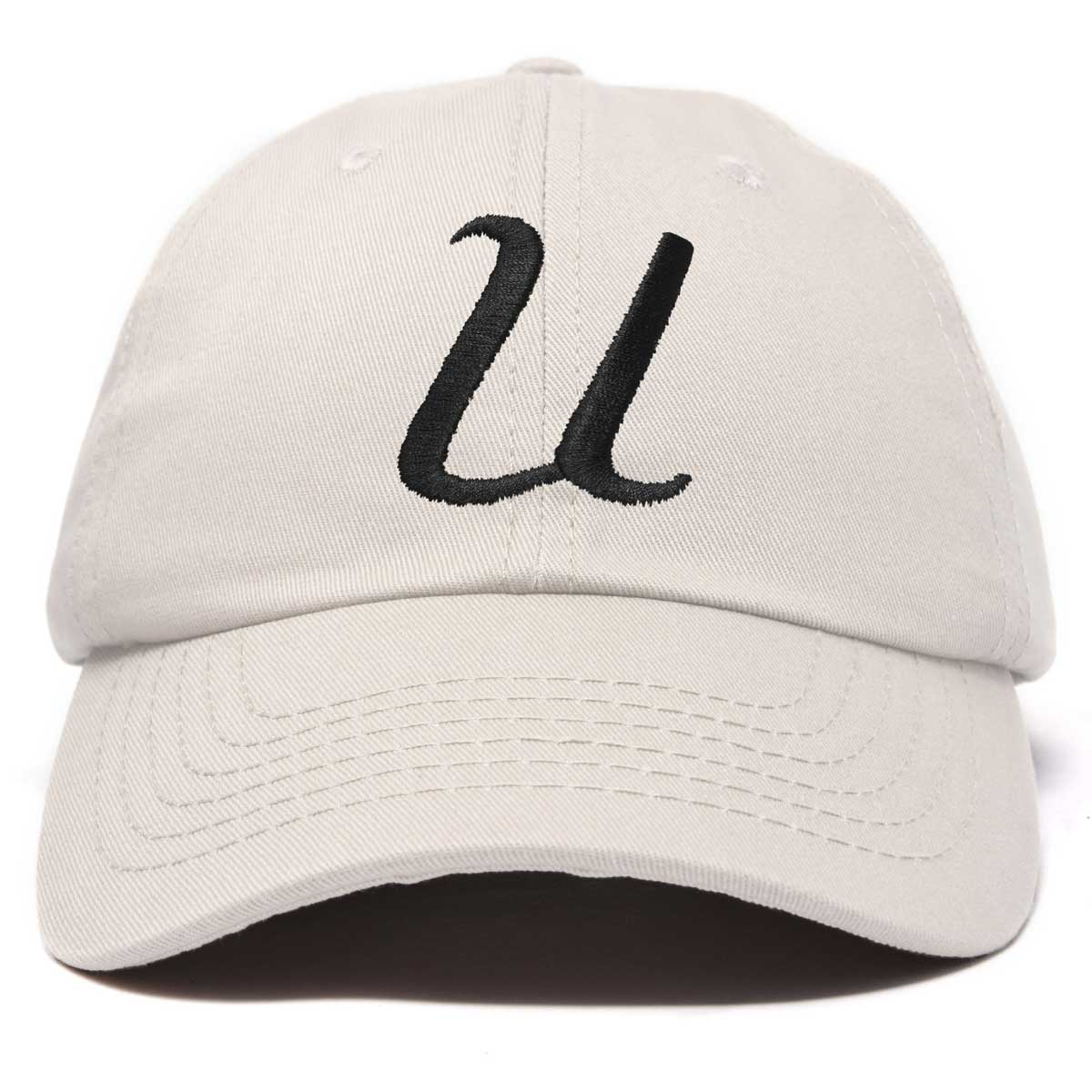 Dalix Initial Letter U Hat