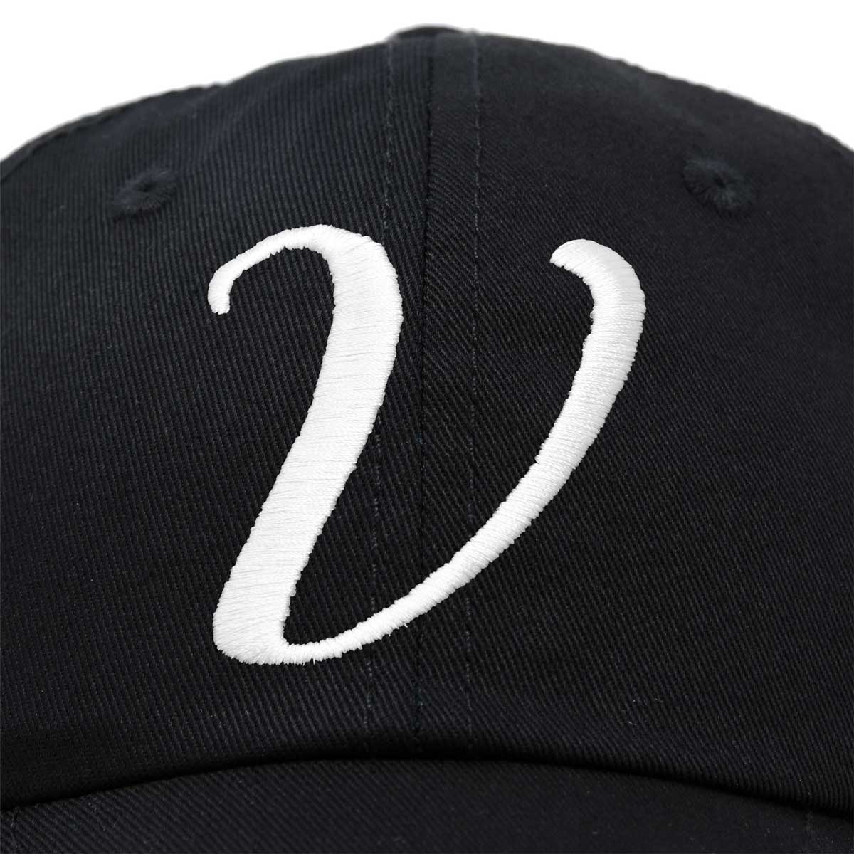 Dalix Initial Letter V Hat