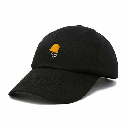 Dalix Bell Embroidered Cap Cotton Baseball Hat Nautical Womens in Black