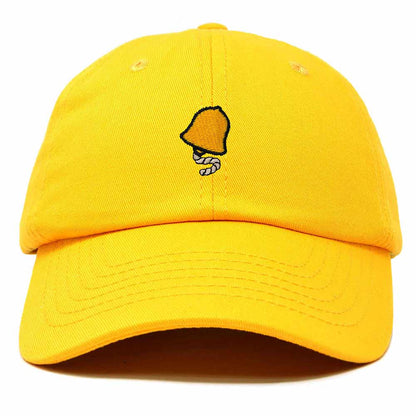 Dalix Bell Embroidered Cap Cotton Baseball Hat Nautical Womens in Gold