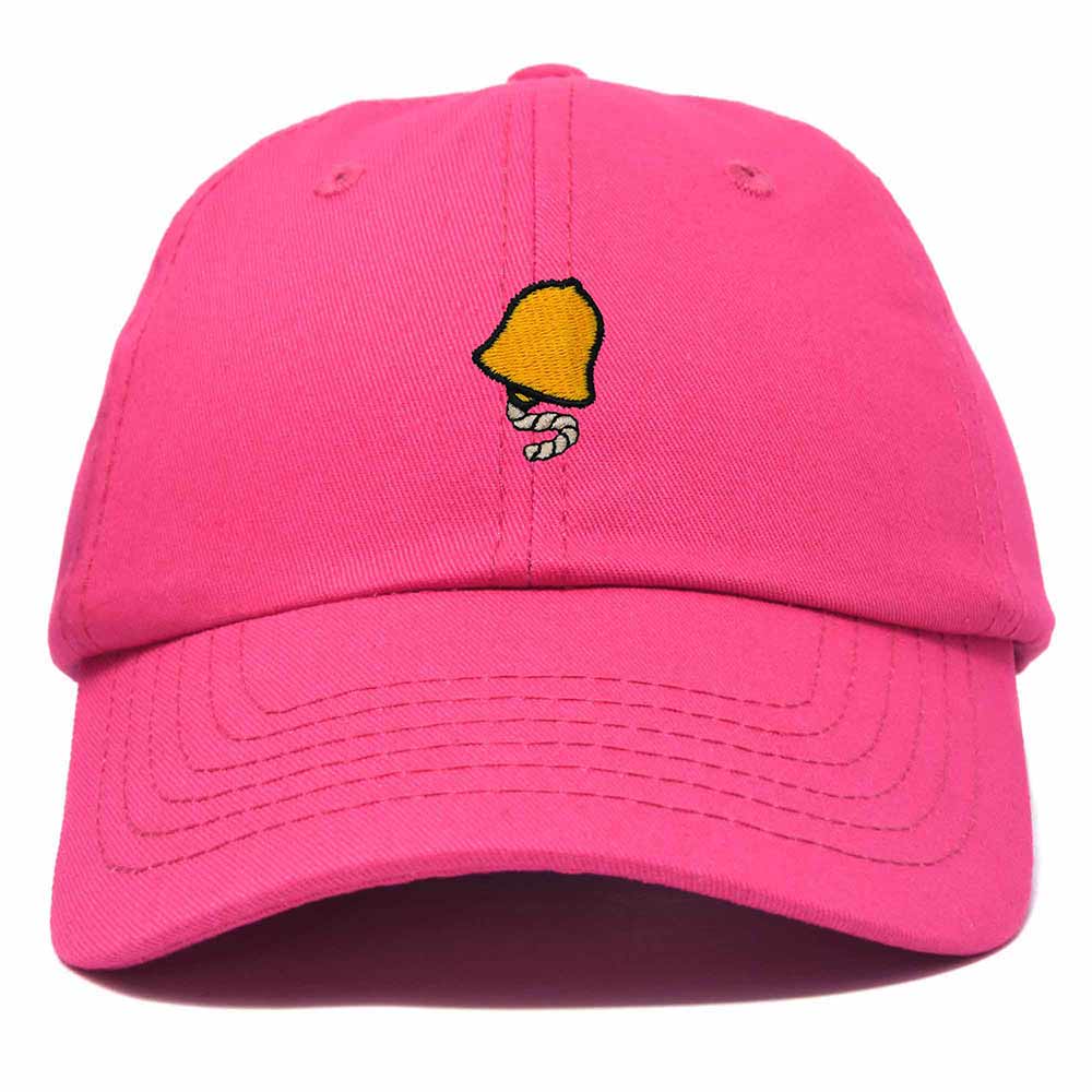 Dalix Bell Embroidered Cap Cotton Baseball Hat Nautical Womens in Hot Pink