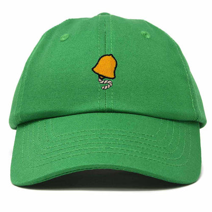 Dalix Bell Embroidered Cap Cotton Baseball Hat Nautical Womens in Kelly Green