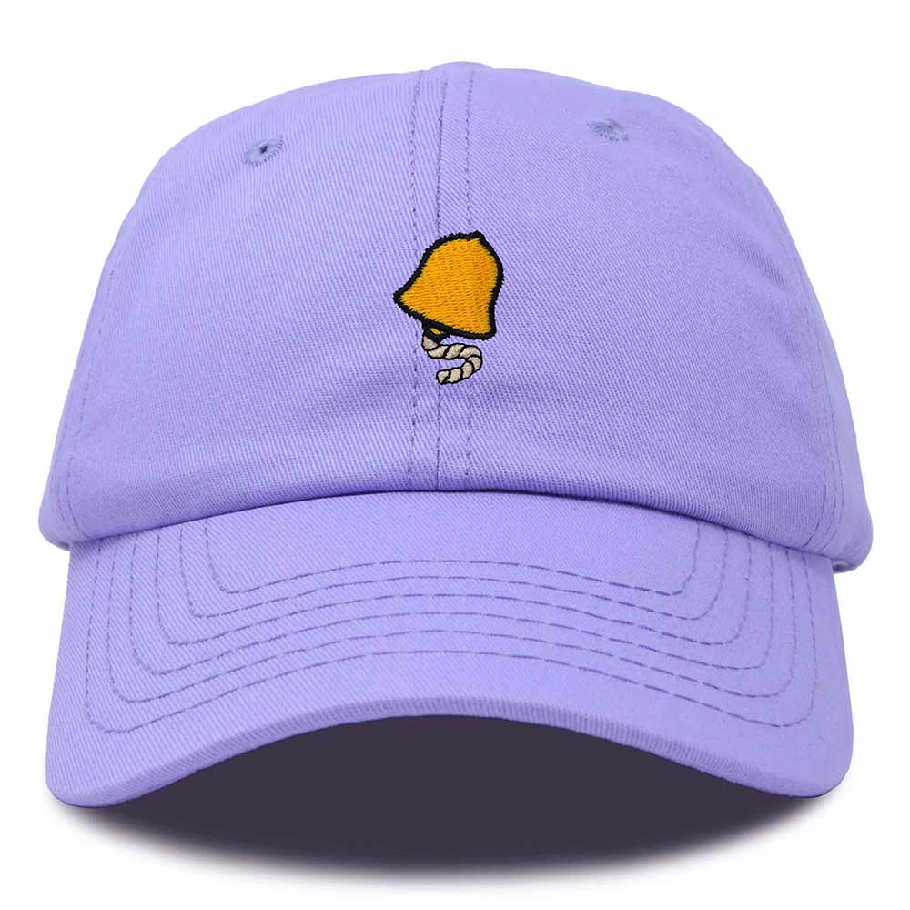 Dalix Bell Embroidered Cap Cotton Baseball Hat Nautical Womens in Lavender