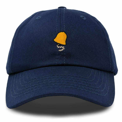 Dalix Bell Embroidered Cap Cotton Baseball Hat Nautical Womens in Navy Blue
