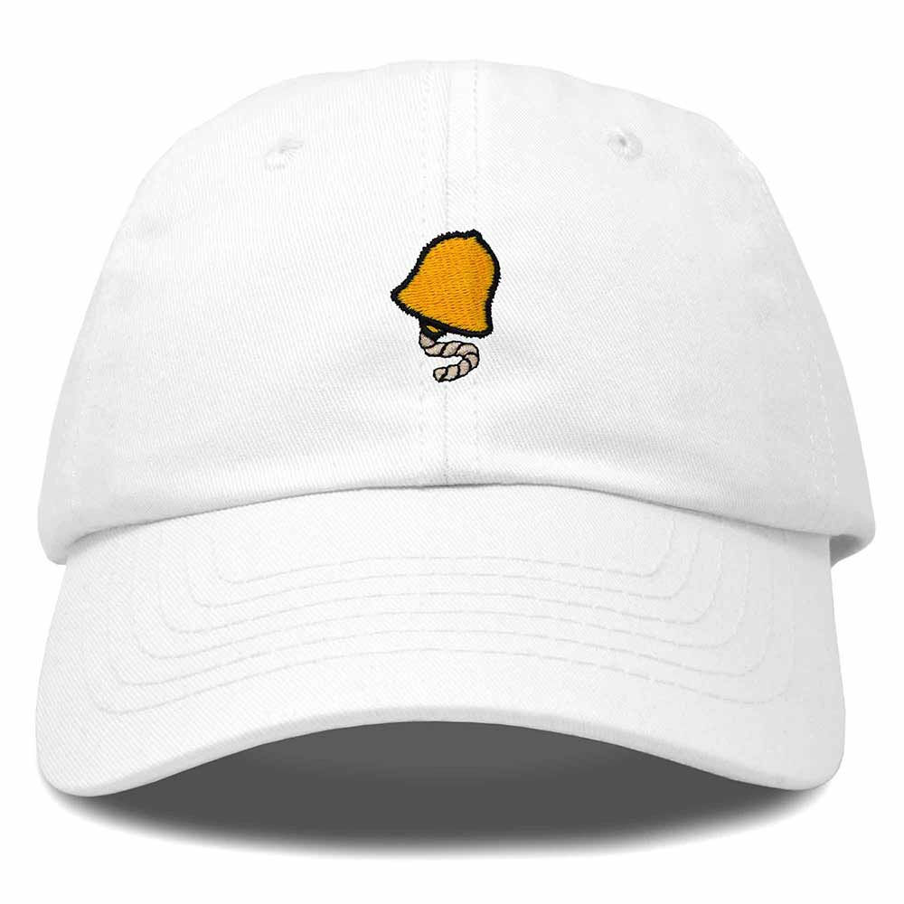 Dalix Bell Embroidered Cap Cotton Baseball Hat Nautical Womens in White