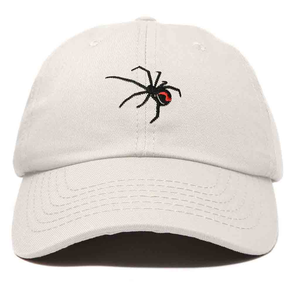 Dalix Black Widow Embroidered Dad Hat Cotton Baseball Cap Women in Kelly Green